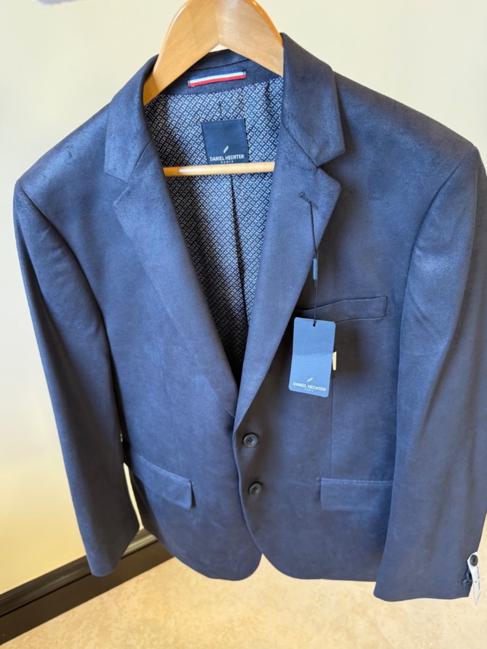 Daniel Hechter Sport Coat With Tags - Faux Suede - 40S